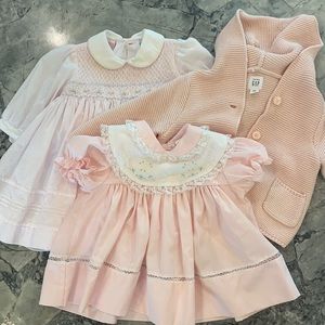 12 month baby girl pink bundle.  Gap Willbeth